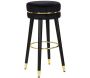Tabouret de bar en tissu Paris