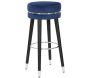 Tabouret de bar en tissu Paris 35 x 74 cm