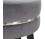 Tabouret de bar en tissu et métal Paris 35 x 74 cm - 6