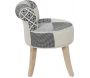 Tabouret bas patchwork Eleonor - 5