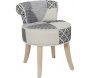 Tabouret bas patchwork Eleonor