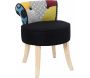 Tabouret bas patchwork Eleonor