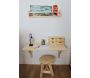 Tabouret bas en pin massif One - 6