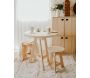 Tabouret bas en pin massif One - 7