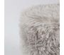 Tabouret bas en polyester pieds en pin Moogli - 29,90