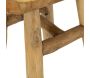 Tabouret bas en teck 40 x 32 x 42 cm - 6