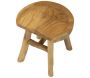 Tabouret bas en teck 40 x 32 x 42 cm - 5
