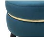 Tabouret bas en tissu Paris 35 x 40.5 cm - 6