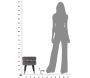 Tabouret bas en tissu Paris 35 x 40.5 cm - MAU-0379