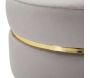 Tabouret bas en tissu Paris 35 x 40.5 cm - 6