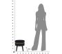 Tabouret bas en tissu Paris 35 x 40.5 cm - MAU-0378