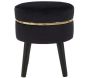 Tabouret bas en tissu Paris 35 x 40.5 cm - 6