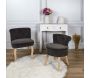 Tabouret bas en velours Eleonor - 8