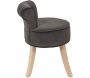 Tabouret bas en velours Eleonor - 5