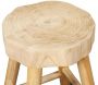 Tabouret en bois de paulownia Harald - CMP-5355