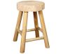 Tabouret en bois de paulownia Harald