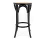Tabouret en bouleau et cannage rotin - AUB-3967