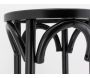 Tabouret en bouleau et cannage rotin - 145