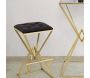 Tabouret haut en métal Holder Piramid 40 x 40 x 75 cm - MAURO FERRETTI