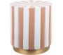Tabouret en métal Candy Swirl