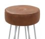 Tabouret en métal et cuir - 195