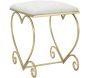 Tabouret en métal doré Heart 50 x 37.5 x 51.5 cm - 5