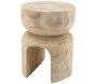 Tabouret en bois paulownia