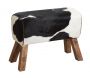 Tabouret en peau de vache