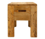Tabouret carré pin recyclé – REWOOD - AUB-7168