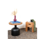Tabouret carré pin recyclé – REWOOD - 7