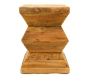 Bout de canapé totem en pin recyclé - REWOOD - 5