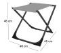 Tabouret pliant en acier Easy - PRL-1542