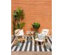 Tabouret pliant en bambou avec assise coton - 29,90
