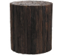 Tabouret rondin de bois