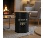 Tabouret et seau à pellets - AUBRY GASPARD
