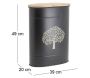 Tabouret et seau à pellets en métal  - AUB-4766