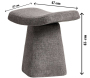Tabouret en tissu Asberg - ASI-2272