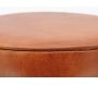 Tabouret vélo vintage en cuir de chèvre - AUB-3396