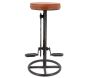 Tabouret vélo vintage en cuir de chèvre - AUBRY GASPARD