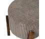 Tabouret en velours côtelé Scott - CMP-5327