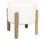 Tabouret en velours côtelé Scott
