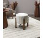 Tabouret en velours côtelé Scott - THE HOME DECO FACTORY