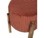 Tabouret en velours côtelé Scott - CMP-5328