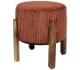 Tabouret en velours côtelé Scott
