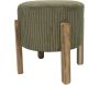 Tabouret en velours côtelé Scott - 33,90