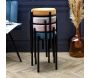 Tabouret en velours empilable Bubble (Lot de 4) - 5