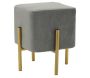 Tabouret carré pied doré Gatsby