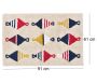 Tapis de bain en coton bouée 91 x 61 cm - 6