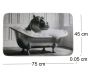 Tapis de bain en polyester Animal 45 x 75 cm - 5