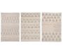 Tapis en coton (Lot de 3)